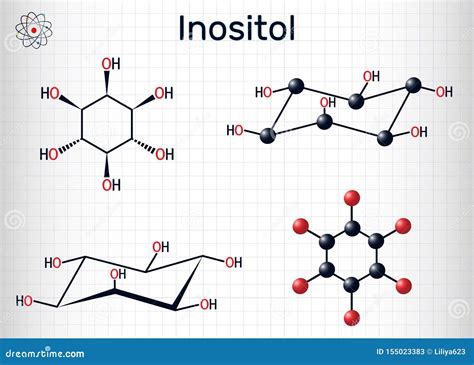 Struttura chimica del myo-inositolo