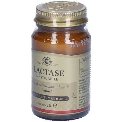 Immagine di un barattolo di Solgar Lactase Masticabile