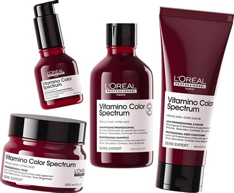 Tabella comparativa: capelli trattati con Vitamino Color Spectrum vs. capelli non trattati