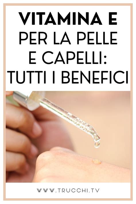 Diagramma che illustra i benefici della Vitamina E per i capelli