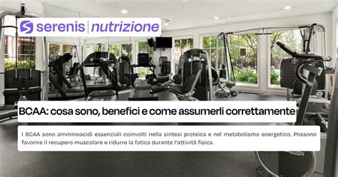 Grafico che illustra i benefici dei BCAA per il recupero muscolare