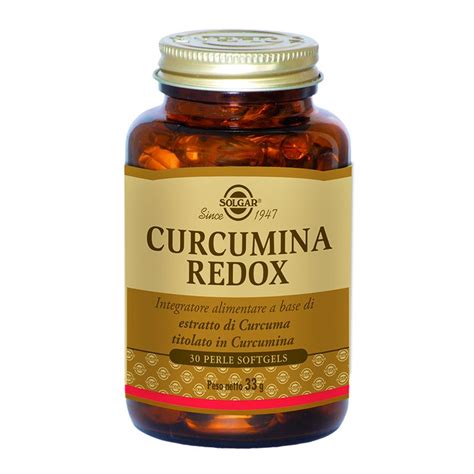 Confezione di SOLGAR Curcumina Redox