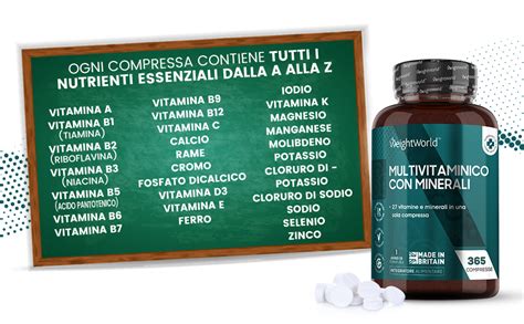 Comparazione tra multivitaminico in polvere e in compresse