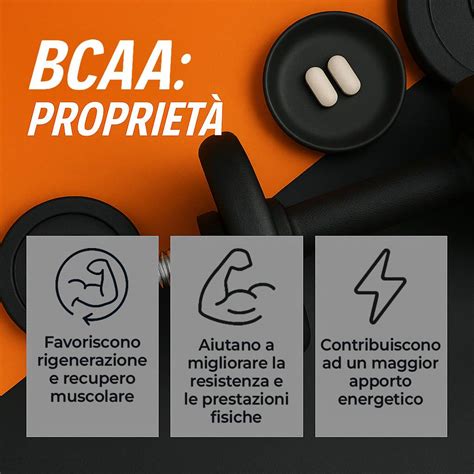 Grafico che illustra i benefici dei BCAA per gli atleti