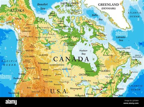 Mappa del Canada con evidenziate le aree di produzione di erbe medicinali