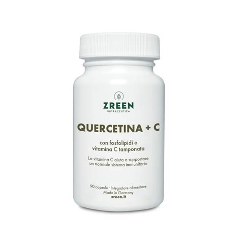 Immagine di flaconi di integratori di quercetina in capsule