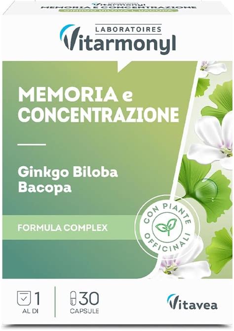 Grafico comparativo di integratori per la memoria