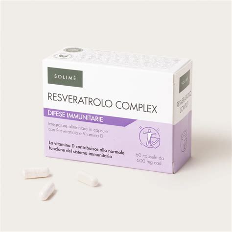 Composizione del Resveratrolo Complex Solimè