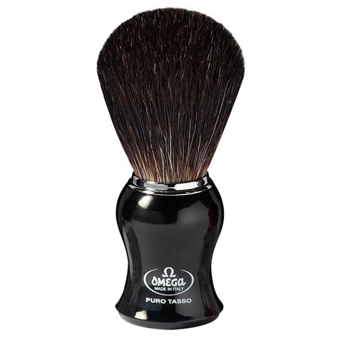 Pennello da barba Omega in Tasso Nero