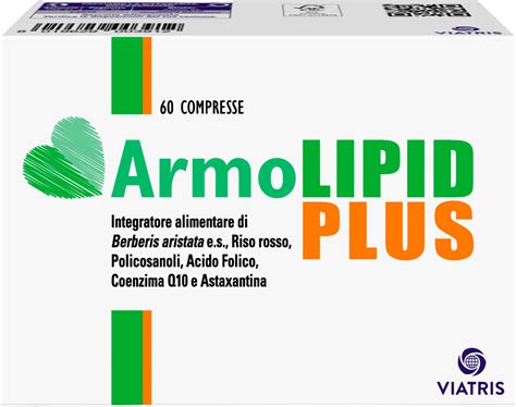 Infografica sugli ingredienti di ArmoLIPID e le loro funzioni