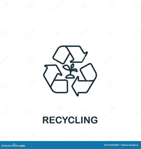 Icona di riciclaggio per la bustina flessibile