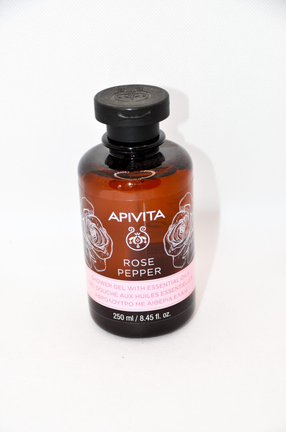 apivita ROSE PEPPER Gel Doccia con Oli Essenziali